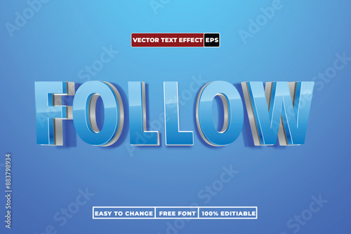Premium 3d Vector Text Effect Fully Editable High Quality. 
