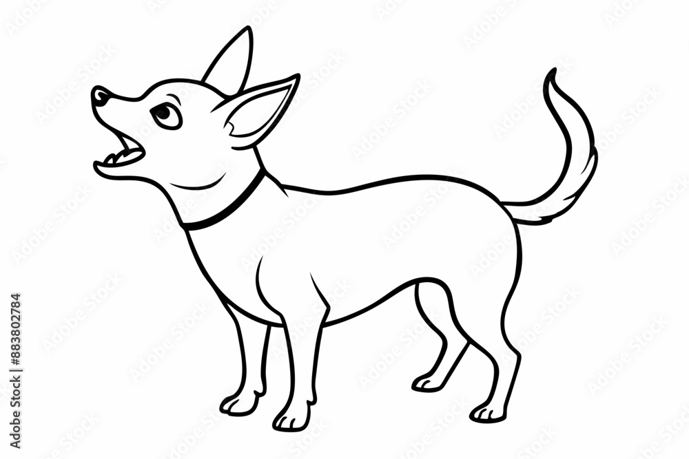 Chihuahua Dog line art vector illustration, Dogs and puppies in different breed, corgi, golden retriever, poses, sitting, standing, jump
Chihuahua Dog line art vector illustration, Dogs and puppies in different breed, corgi, golden retriever, poses, sitting, standing, jump