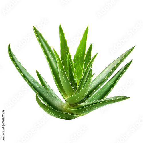 Organic green fresh aloe Vera transparent gel isolated on  PNG