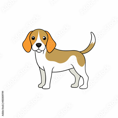 beagle dog portrait