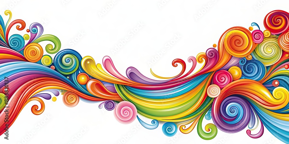 Abstract colorful swirl design , vibrant, dynamic, artistic, pattern, movement, fluid, rainbow, whimsical, psychedelic Abstract colorful swirl design , vibrant, dynamic, artistic, pattern, movement, fluid, rainbow, whimsical, psychedelic
