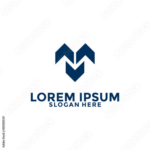 Letter M or MT with Arrow logo design, Initial Identity Business and Finance logo template Free Download Letter M or MT with Arrow logo design, Initial Identity Business and Finance logo template - GFXLoad