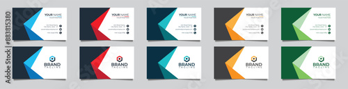 Modern business card design template