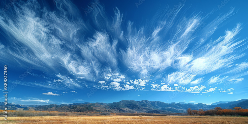 Obraz premium 青空と白い雲