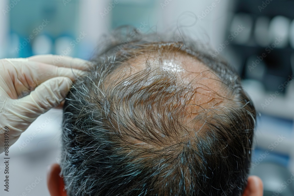 Naklejka premium hair loss