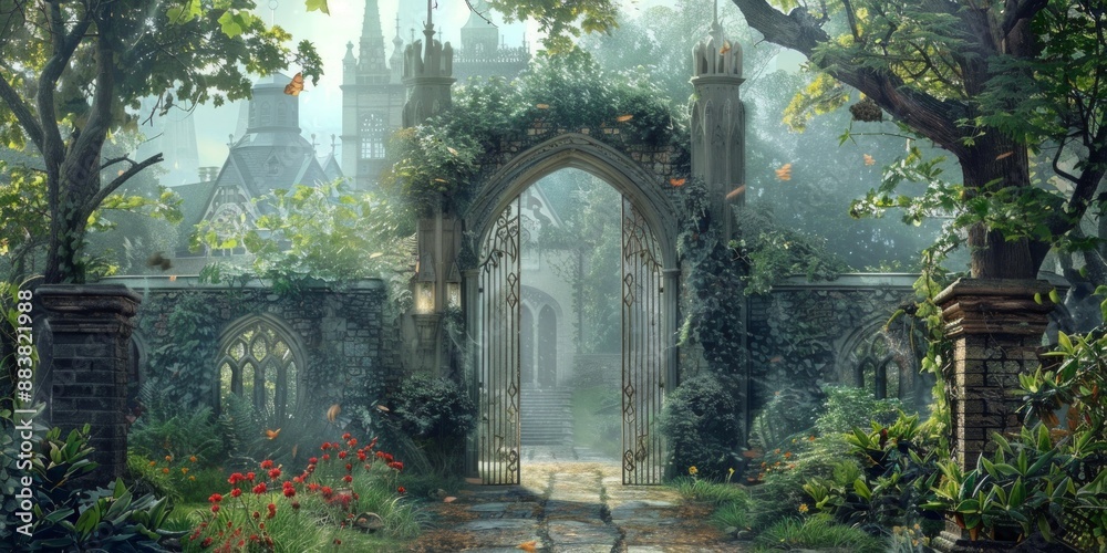 Enchanted Garden Gate Enchanted Garden Gate