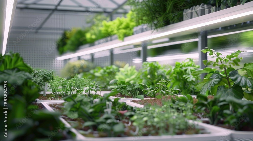 A smart greenhouse using AI to optimize plant growth and resource usage A smart greenhouse using AI to optimize plant growth and resource usage