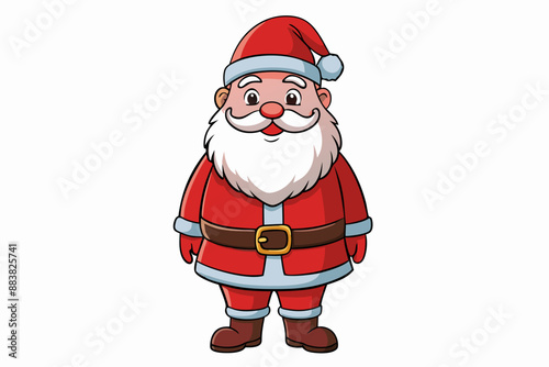 
santa claus character icon, Cartoon vector illustration of Santa Claus
