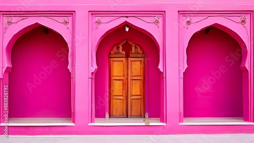 door in the building