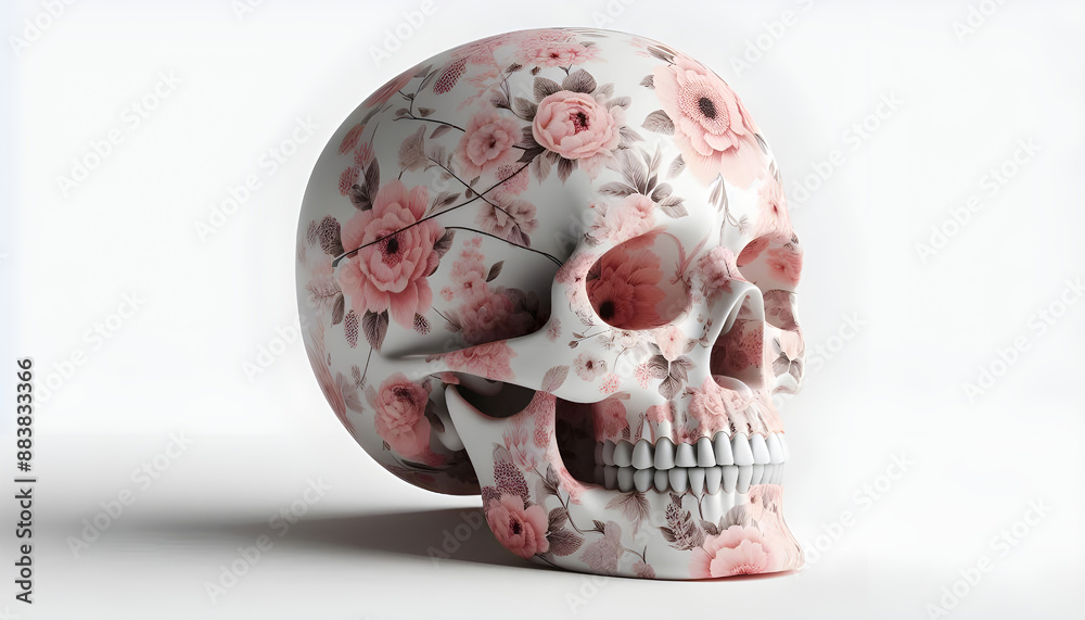 human skull flower human skull flower