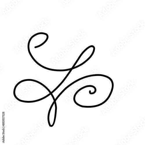 Swirls Decorative Vintage Elements 