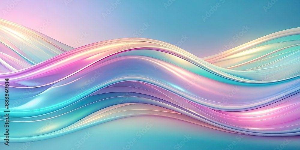 Fototapeta premium Abstract pastel liquid lines background with wave dynamic pattern , organic, colorful, soft, flowing, smooth, elegant