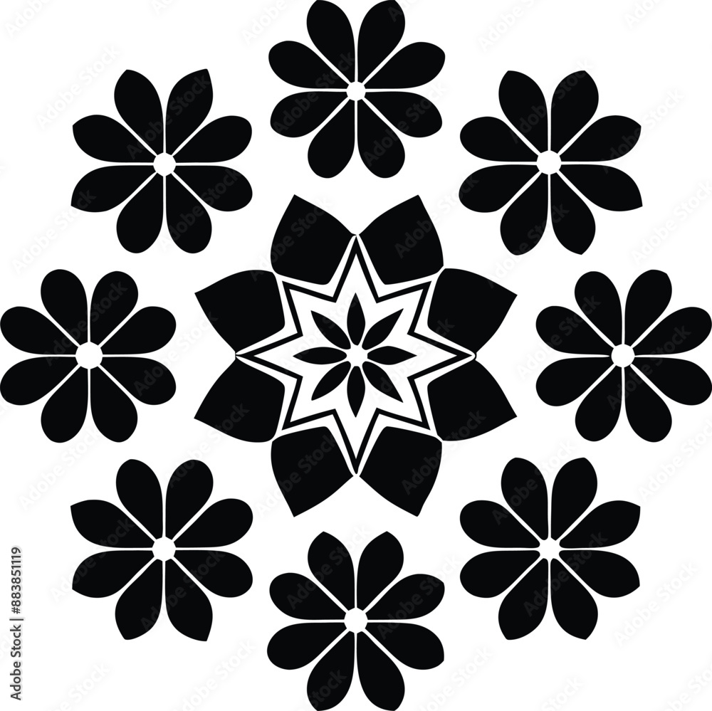 abstract floral pattern illustration. backdrop, template, banner, textile, texture, elegant, tattoo, ethnic, invitation abstract floral pattern illustration. backdrop, template, banner, textile, texture, elegant, tattoo, ethnic, invitation