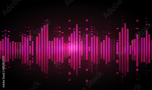 3d render, abstract panoramic background, neon light, laser show, impulse, equalizer chart, ultraviolet spectrum, pulse power lines, quantum energy impulse, violet glowing dynamic