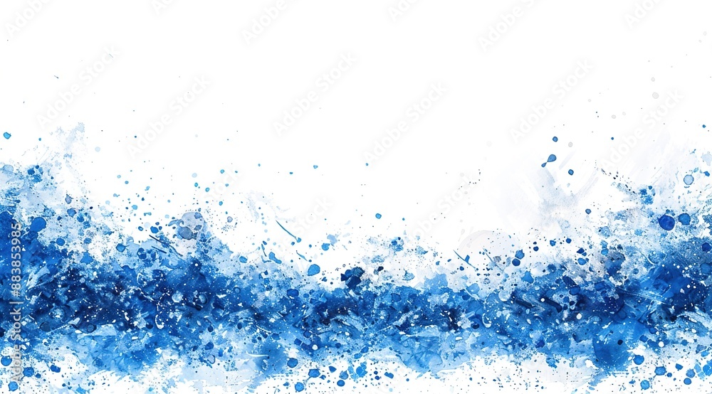blue water drops