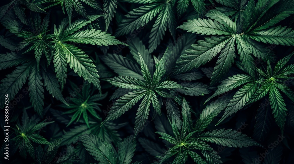 Background of cannabis marijuana leaves on medical weed hemp bushes. Background of cannabis marijuana leaves on medical weed hemp bushes.