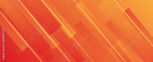 Abstract yellow orange background with diagonal lines. Red yellow texture with smooth gradient and stripes. Modern template for banner, presentation, flyer, poster, brochure, magazine. Vector