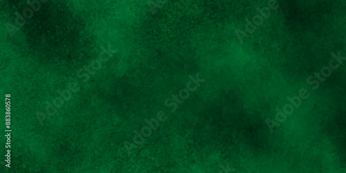 abstract creative clouds covered blur green grunge background, Deep dark green abstract grunge texture. Green art old green paper textured or background, Abstract painting by green watercolor ink.