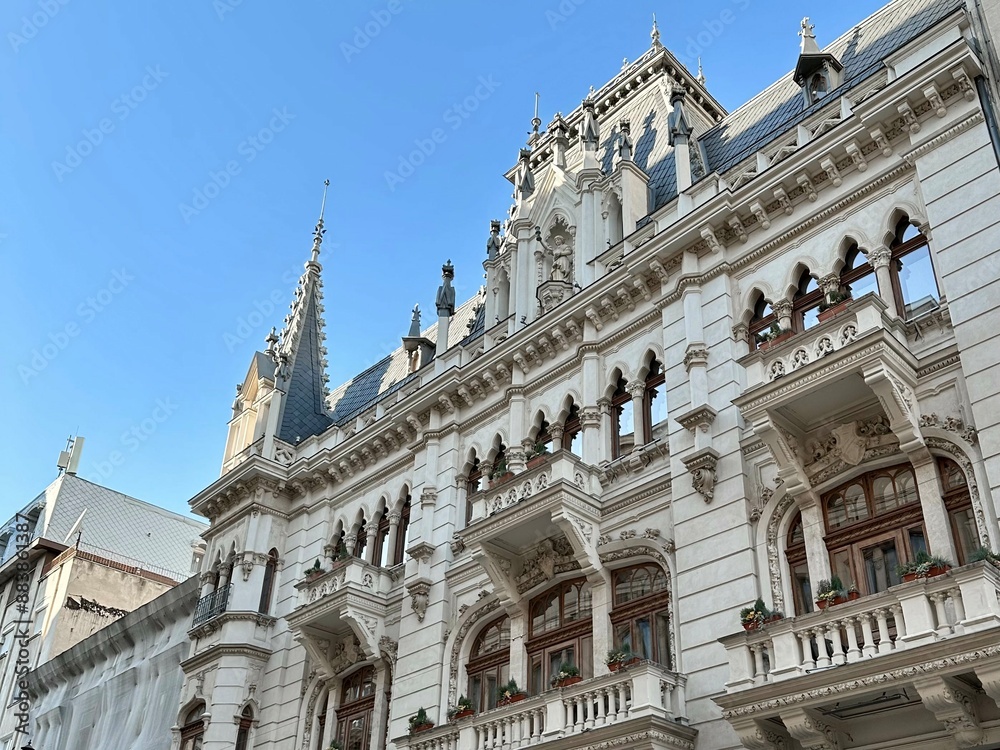 Historical building in the old town in Bucharest Historical building in the old town in Bucharest