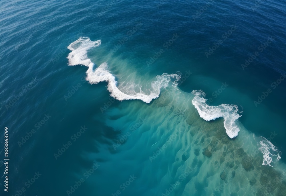 Beautiful beach scenery, high angle view of the sea Beautiful beach scenery, high angle view of the sea