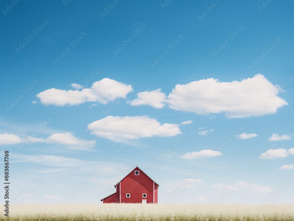 a red barn in a field of flowers a red barn in a field of flowers