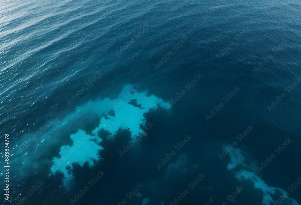 Fototapeta premium Beautiful beach scenery, high angle view of the sea