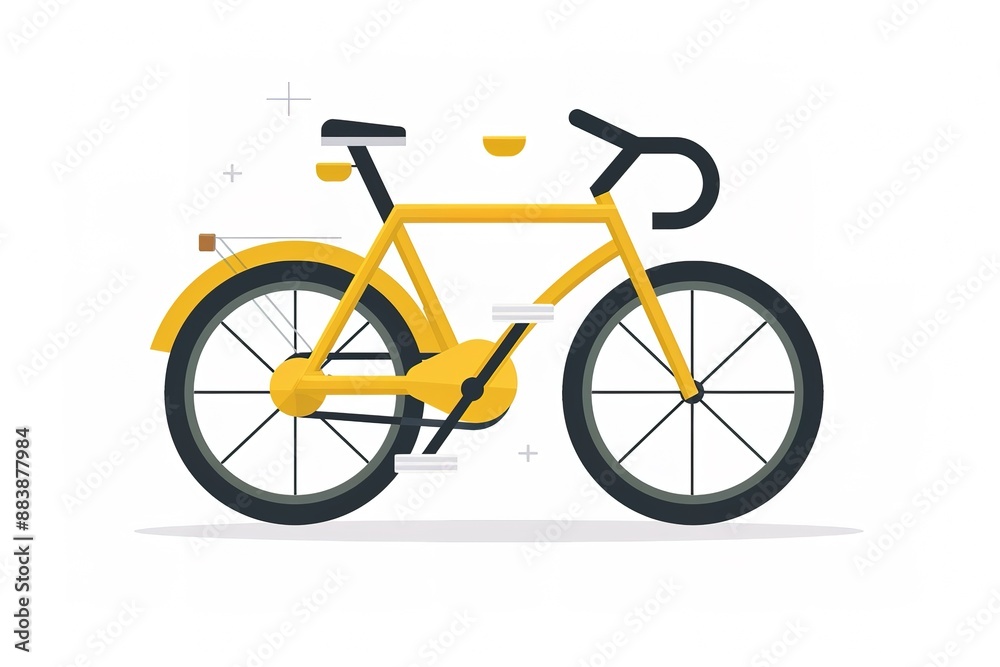 Naklejka premium Bicycle Illustration.