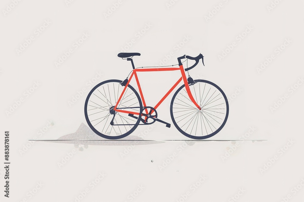 Fototapeta premium Bicycle Illustration.