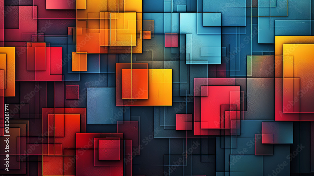 abstract background with squares abstract background with squares