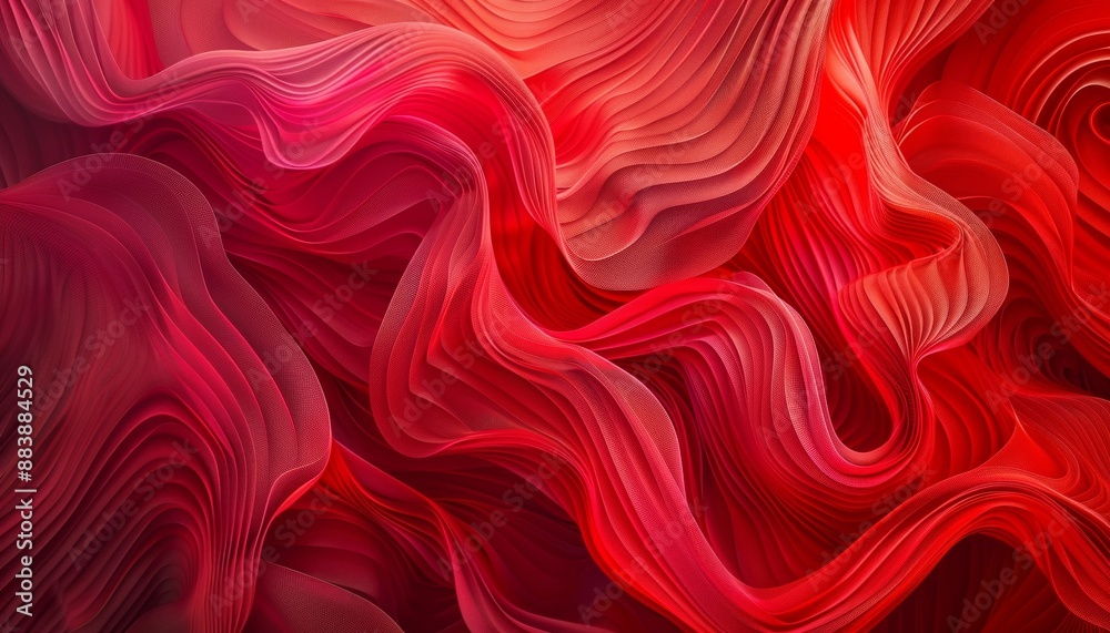 Abstract Art with Vibrant Red Lines and Textures, Intricate and Dynamic Visual Display, Background with Copy Space Abstract Art with Vibrant Red Lines and Textures, Intricate and Dynamic Visual Display, Background with Copy Space