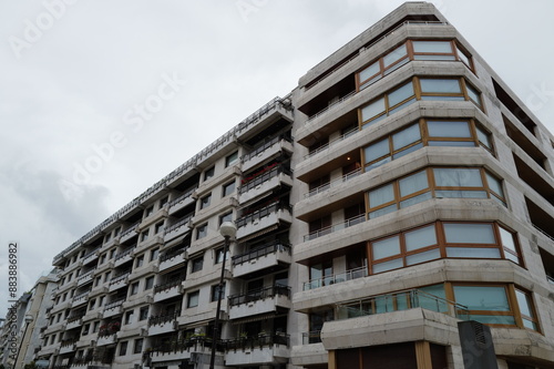 Building in the downtown of san Sebastian, Spain