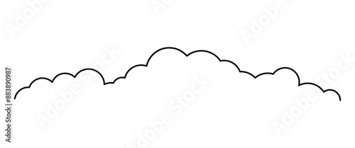 cloud line shape, graphic clouds outline, clouds lined, cloudy line simple