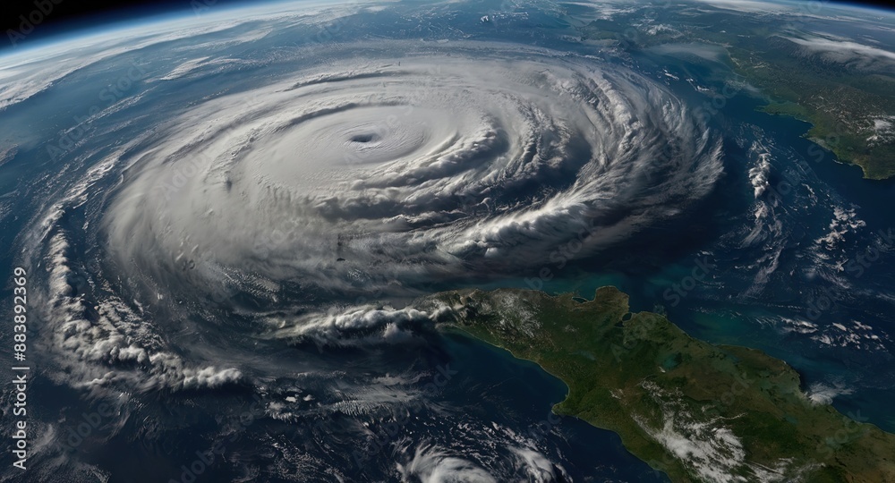 satellite view of a massive hurricane over earth's atmosphere background photo satellite view of a massive hurricane over earth's atmosphere background photo
