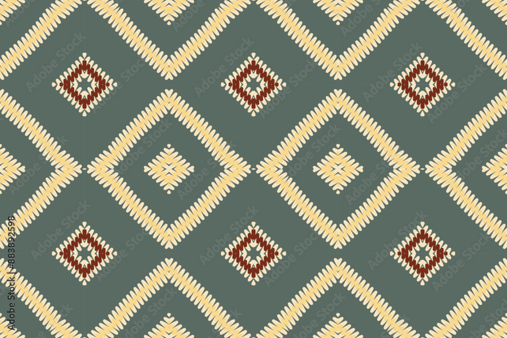 Seamless Ethnic Pattern Design. Ethnic Oriental Ikat Pattern Traditional Design. Ethnic Oriental Pattern Traditional Design for Background, Carpet, Clothing, Wrapping, Fabric, Embroidery Seamless Ethnic Pattern Design. Ethnic Oriental Ikat Pattern Traditional Design. Ethnic Oriental Pattern Traditional Design for Background, Carpet, Clothing, Wrapping, Fabric, Embroidery