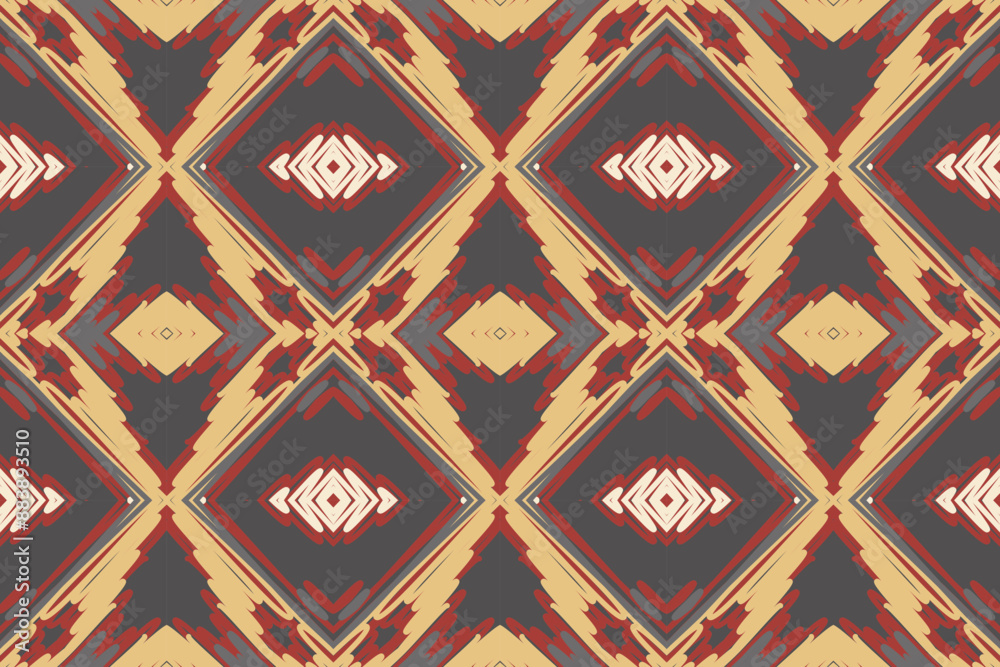 Seamless Ethnic Pattern Design. Ethnic Oriental Ikat Pattern Traditional Design. Ethnic Oriental Pattern Traditional Design for Background, Carpet, Clothing, Wrapping, Fabric, Embroidery Seamless Ethnic Pattern Design. Ethnic Oriental Ikat Pattern Traditional Design. Ethnic Oriental Pattern Traditional Design for Background, Carpet, Clothing, Wrapping, Fabric, Embroidery