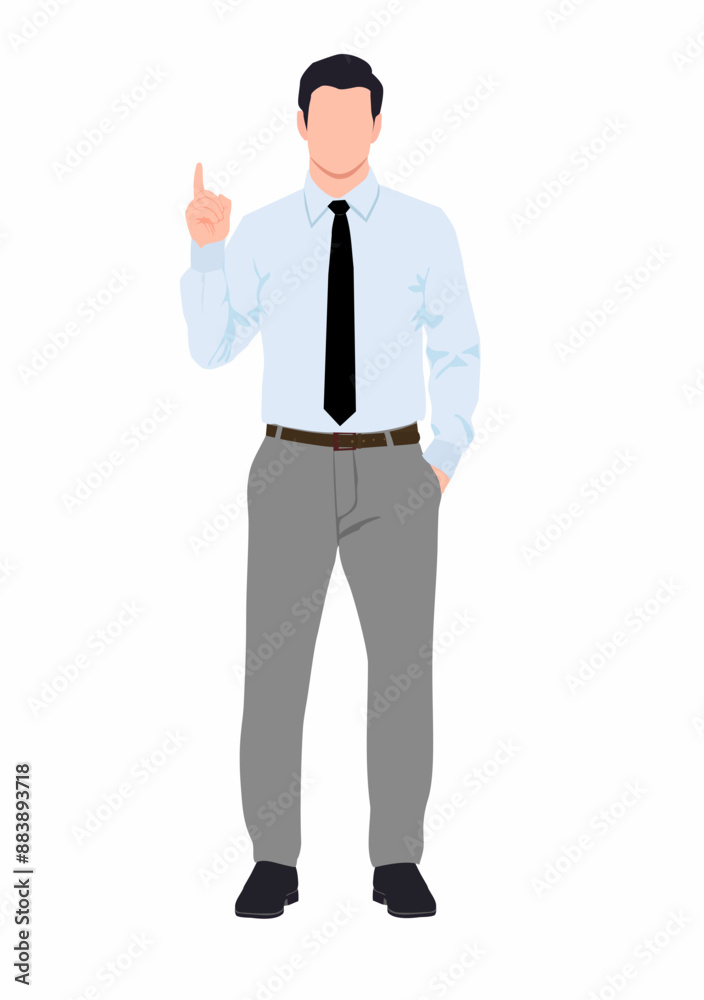 Businessman in formal attire. Energetic, successful, handsome, ambitious corporate employee on isolated white background. Businessman in formal attire. Energetic, successful, handsome, ambitious corporate employee on isolated white background.