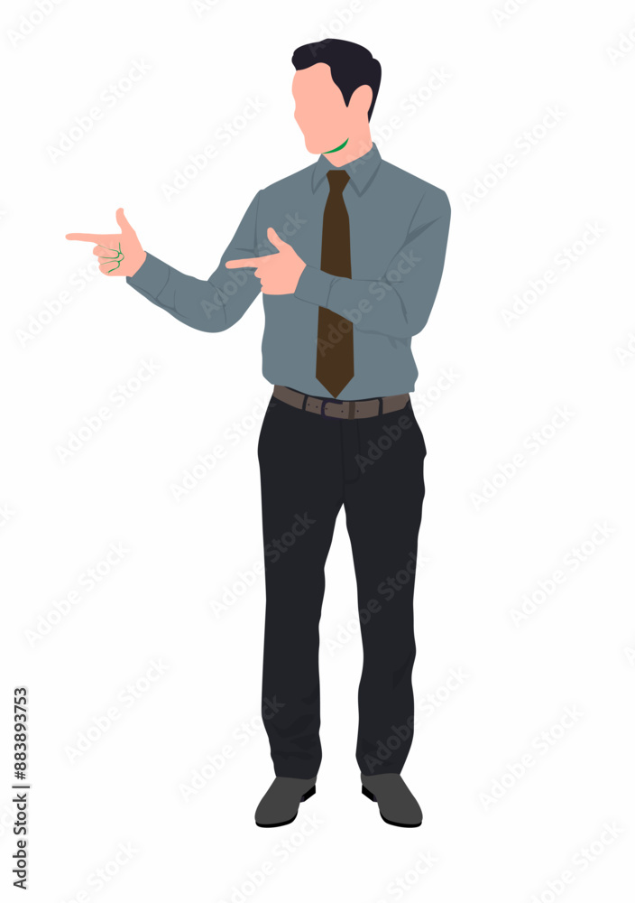 Businessman . Simple illustration of businessman vector icon for web design isolated on white background Businessman . Simple illustration of businessman vector icon for web design isolated on white background