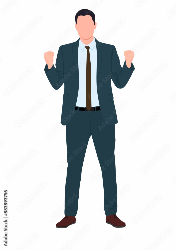 Businessman . Simple illustration of businessman vector icon for web design isolated on white background Businessman . Simple illustration of businessman vector icon for web design isolated on white background