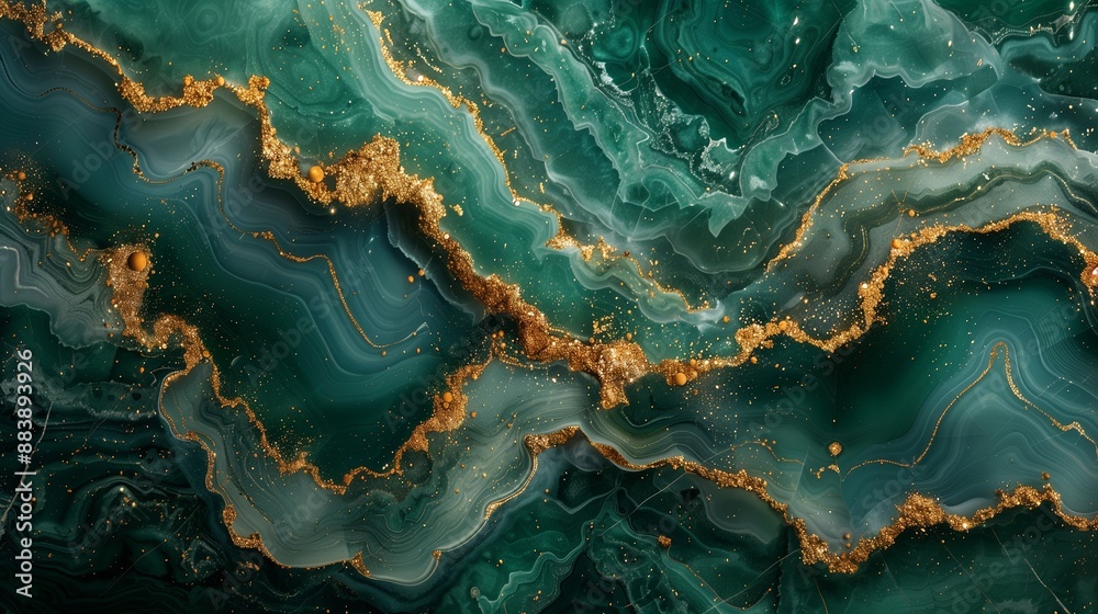 elegant malachite textures, green marble with gold veins, luxury interior decor, skinali, kitchen apron. Marble wall. Marble countertop elegant malachite textures, green marble with gold veins, luxury interior decor, skinali, kitchen apron. Marble wall. Marble countertop