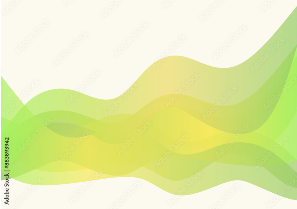 Fototapeta premium abstract light spring green background with waves
