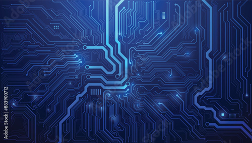 Circuit board. Technology background. Central Computer Processors CPU concept. Motherboard digital chip..