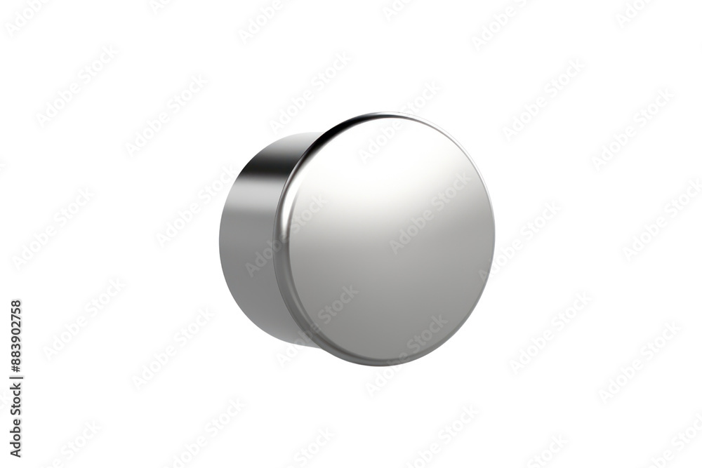 Sleek and modern stainless steel doorknob with a minimalist aesthetic. Isolated on white background. Sleek and modern stainless steel doorknob with a minimalist aesthetic. Isolated on white background.