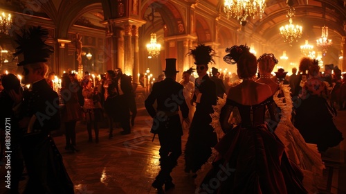 Enchanting Vampire Masquerade Ball: Elegance in the Shadows