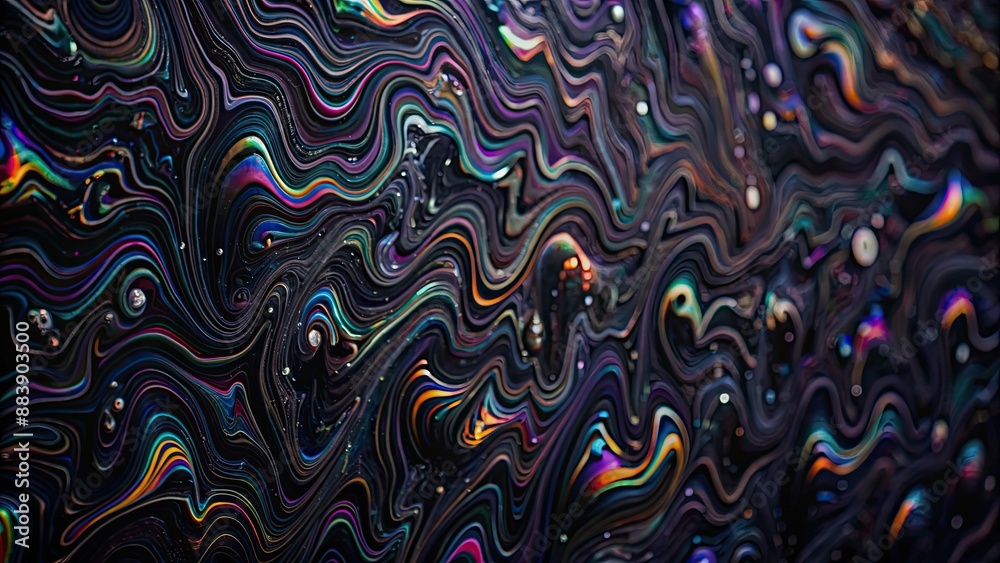 Obraz premium Rainbow marble wallpaper with abstract pattern, marble, texture, background, colorful, rainbow, vibrant, design, artistic