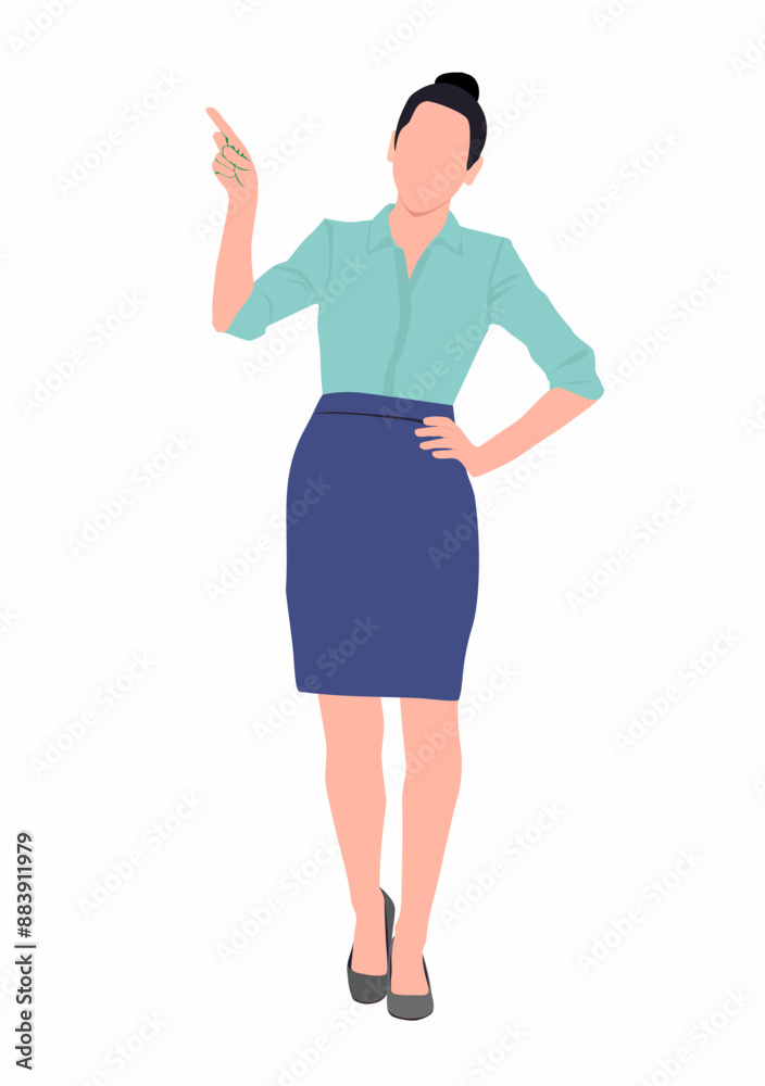 Business woman in suits isolated on a white background/Vector illustration of business woman. Business woman in suits isolated on a white background/Vector illustration of business woman.