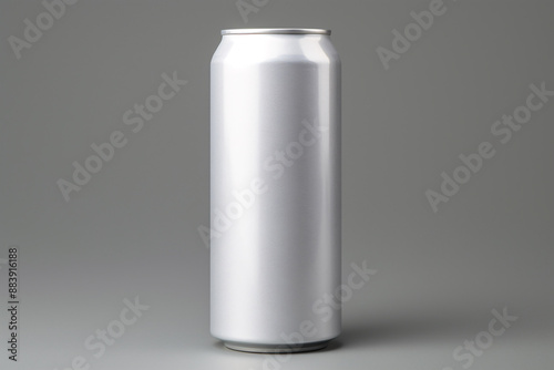 a white can with a silver lid