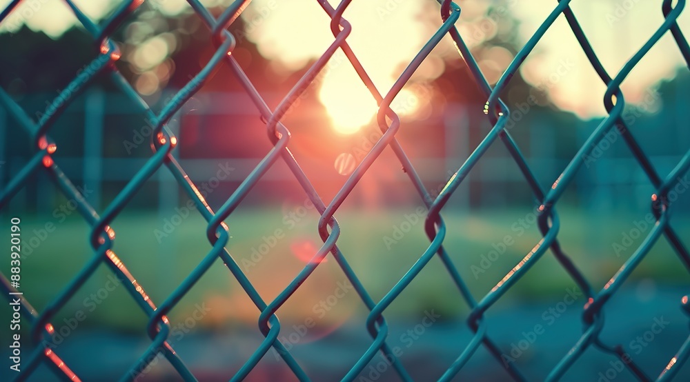 fence with wire fence with wire