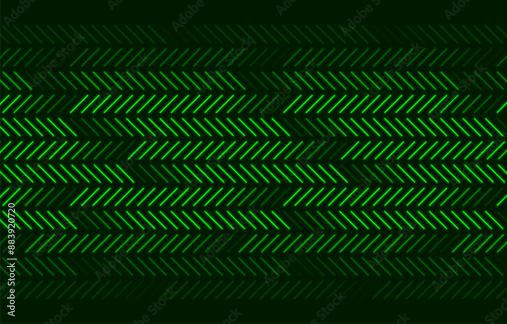 Green geometric lines abstract futuristic tech background. Vector luminous design Green geometric lines abstract futuristic tech background. Vector luminous design
