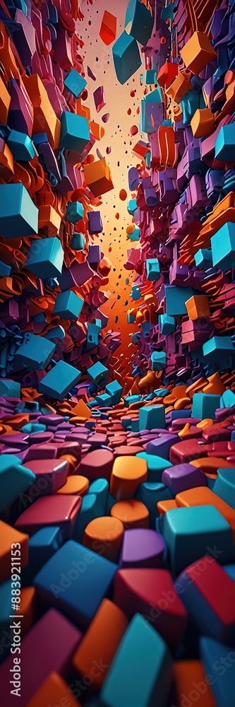 Obraz premium 3d abstract background