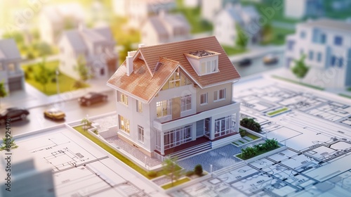 New residential area and open land for construction - Concepts in construction and building permits, featuring a cadastral map, General Urban Planning, and zoning regulations.